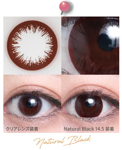 14.5mm NaturalBlack 着画｜
