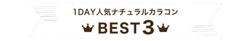 1DAY 人気ナチュラルカラコンBEST3