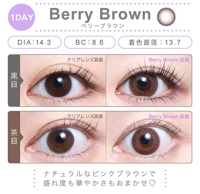 ベリーブラウン（1DAY）