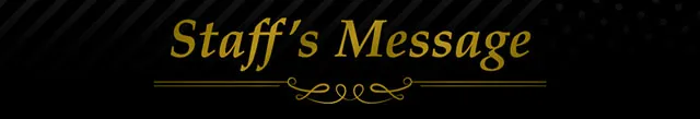 Staff's Message