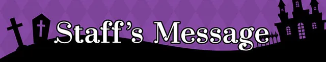 Staff's Message