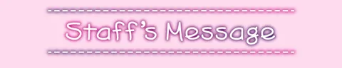 Staff's Message