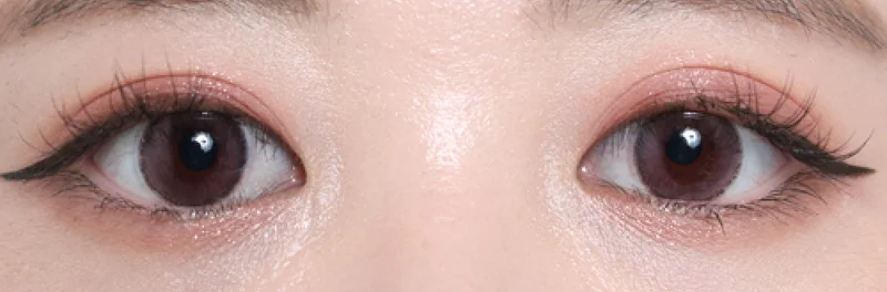 ピーチベージュ両目着画